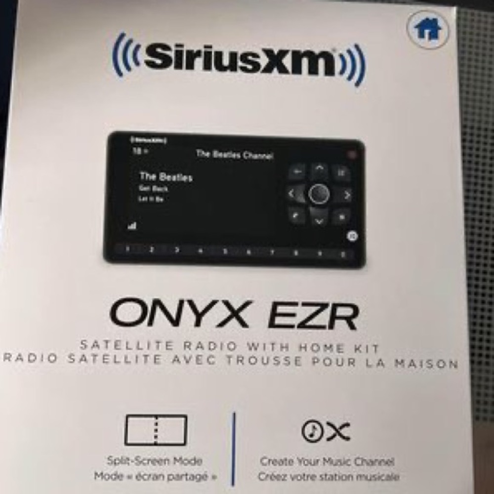Sirius satellite radio Onyx system